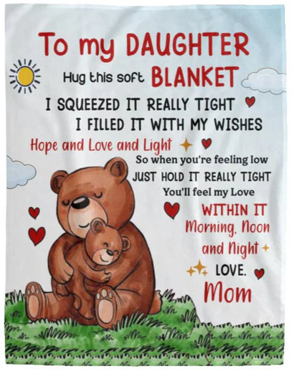 Special Gift For Your Daughter Blanket - From Mom