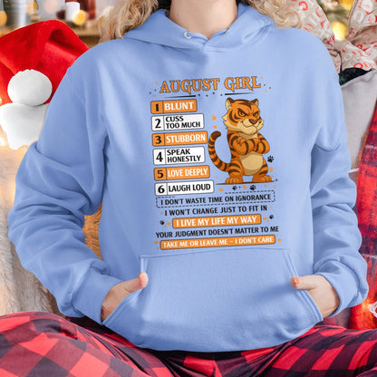 "I AM A AUGUST GIRL" - Birthday Gift For August Girls - FMA KATE08 (SKU2602-219-08)