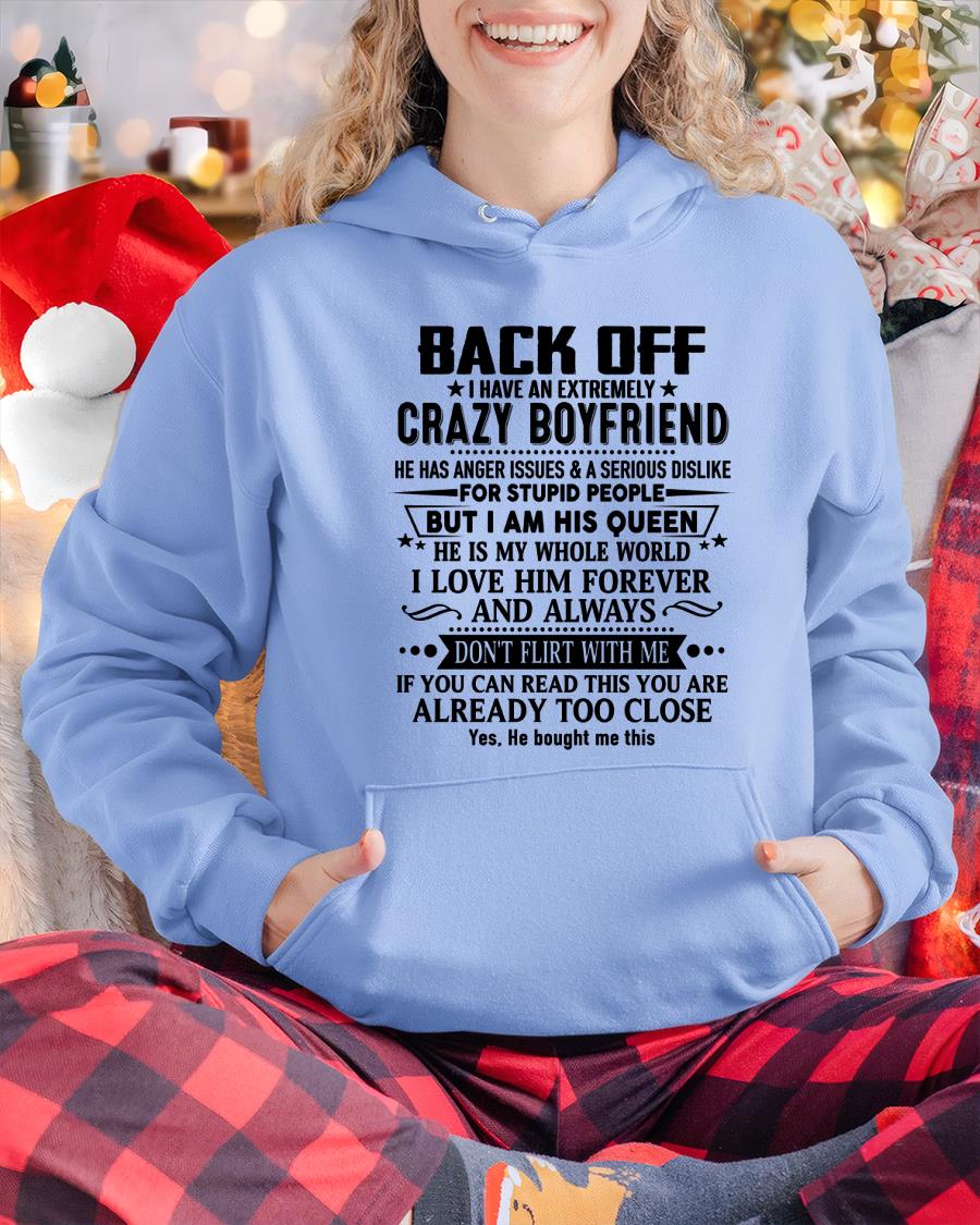Back Off I Have An Extremely Crazy Boyfriend - - Gift For Wife From Husband - KATE00 (SKUT-BACKOFF-00)