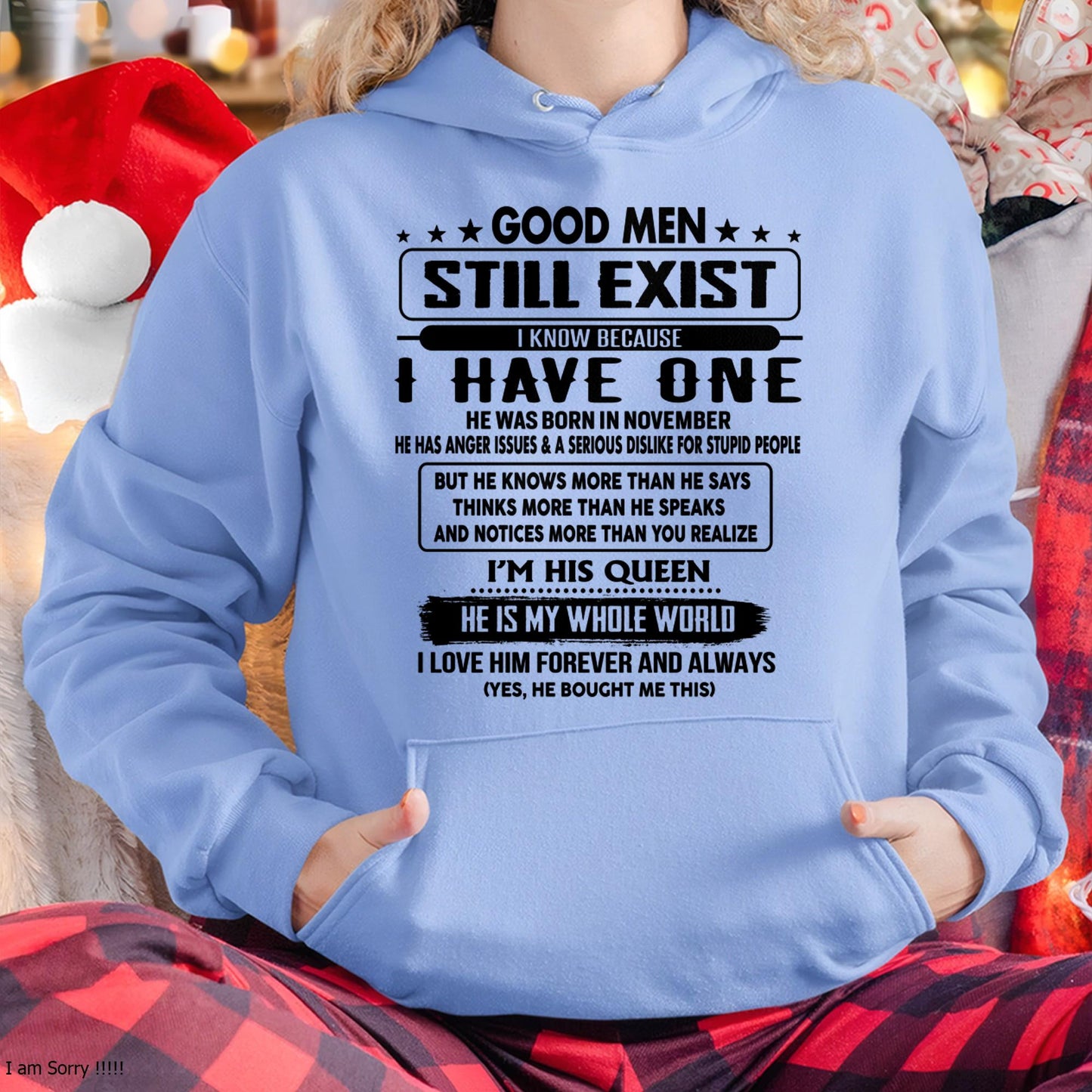 November - Good men Still Exist - gift for your girlfriend, wife from Husband - KATE11 (SKU-GM-11)