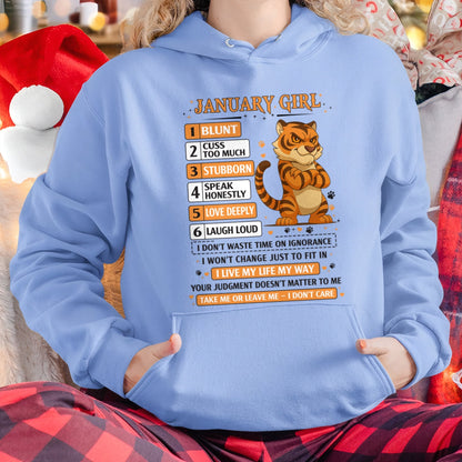 "I AM A JANUARY GIRL" - Birthday Gift For January Girls - FMA KATE01 (SKU2602-219-01)