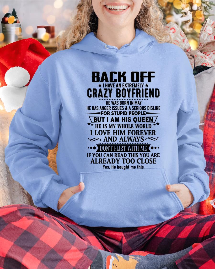 May - Back Off I Have An Extremely Crazy Boyfriend - Gift For Wife From Husband - KATE05 (SKUT-BACKOFF-05)