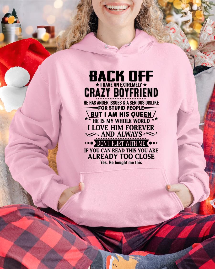 Back Off I Have An Extremely Crazy Boyfriend - - Gift For Wife From Husband - KATE00 (SKUT-BACKOFF-00)