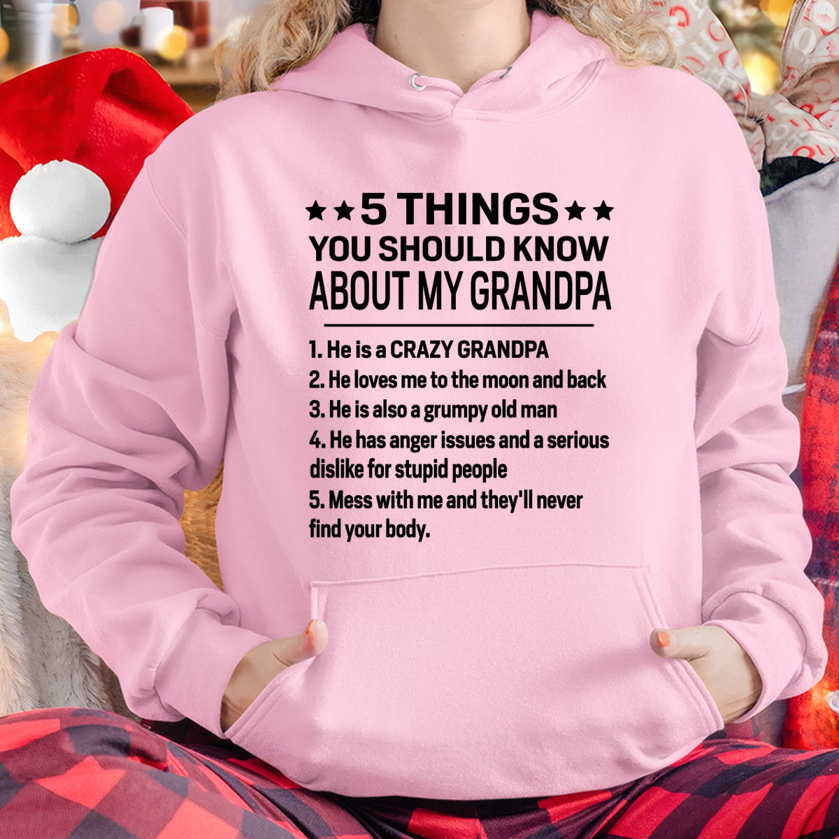 5 Things You Should Know About My Grandpa - From Grandpa To Grandchild - Funny T-Shirt (SKU2607-258-00)