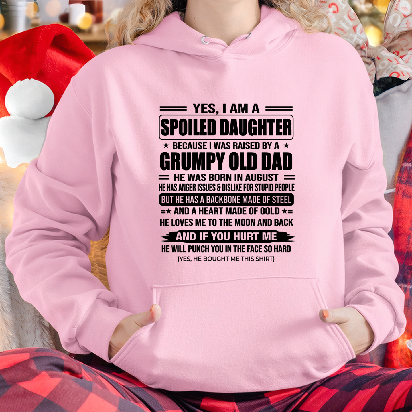 AUGUST - GRUMPY DAD - PERFECT GIFT FROM DAD TO DAUGHTER - (SKU2606-144-08)