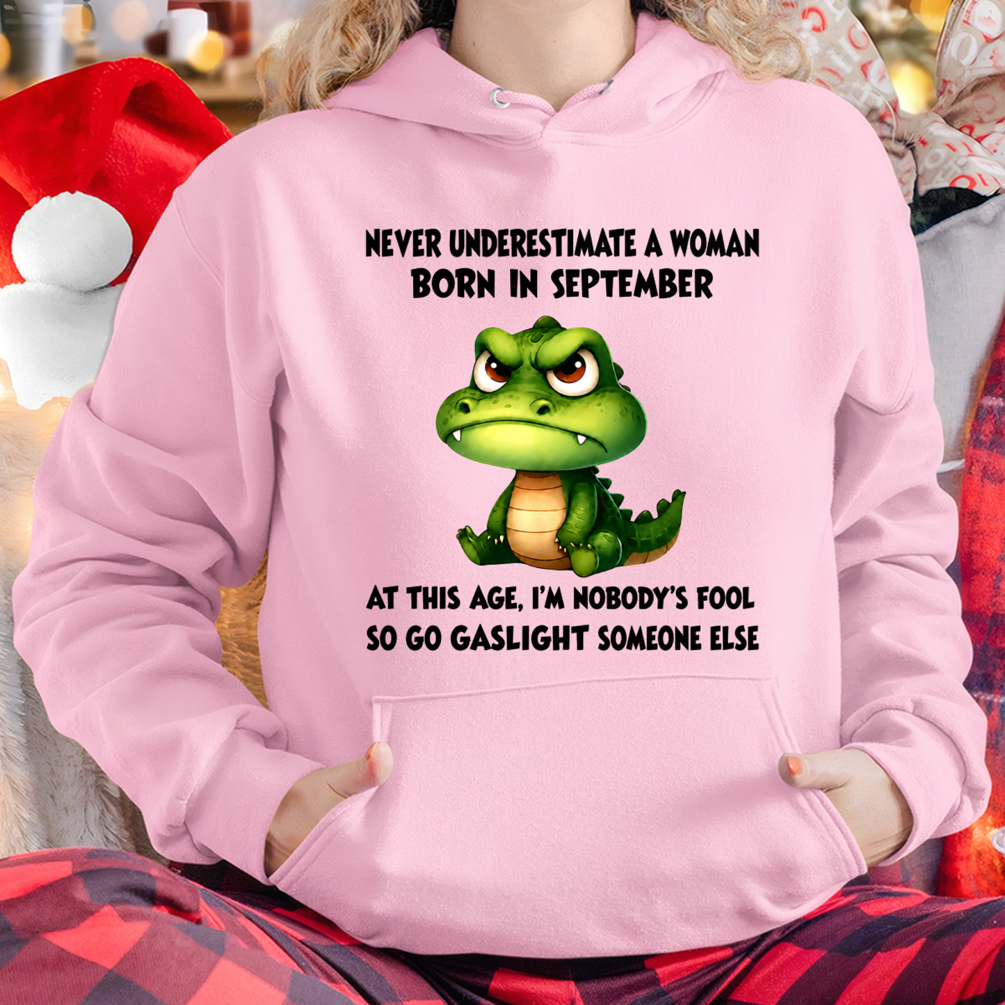 SEPTEMBER - FUNNY WOMAN ALLIGATOR SHIRT – Go Gaslight Someone Else - (SKU2606-323-09)