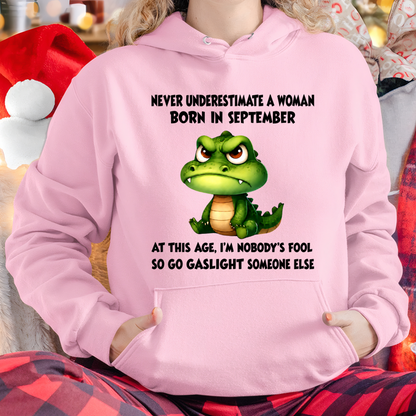 SEPTEMBER - FUNNY WOMAN ALLIGATOR SHIRT – Go Gaslight Someone Else - (SKU2606-323-09)