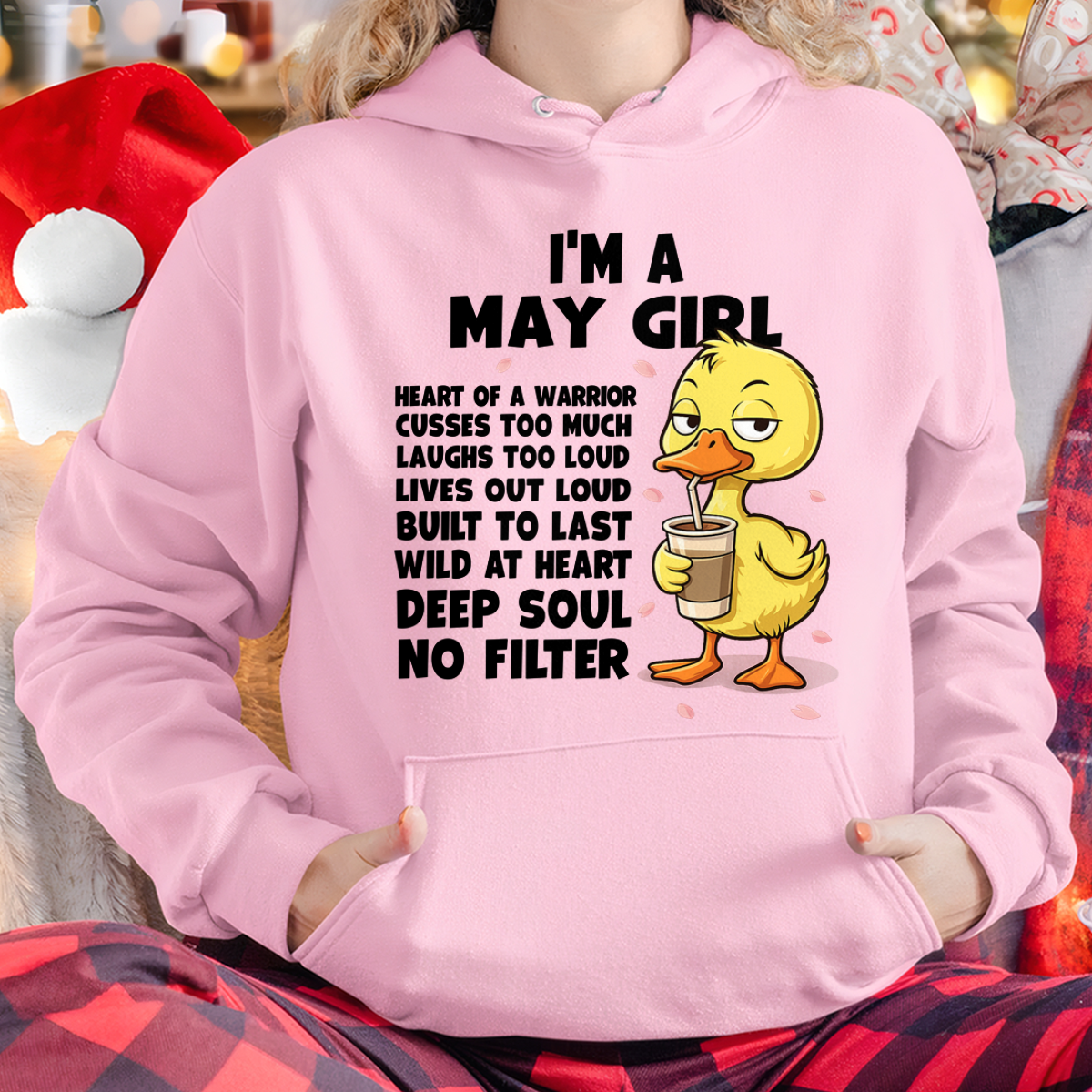 MAY – I'm A May Girl Heart Of A Warrior Cusses Too Much Laughs Too Loud Wild At Heart Deep Soul No Filter – Birthday Gift – Women Shirt (SKU2603-99-05)