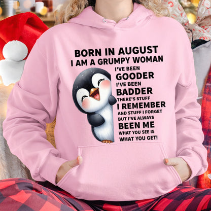 BORN IN AUGUST I AM A GRUMPY WOMAN KATE08 FMA (SKU09-95-08)