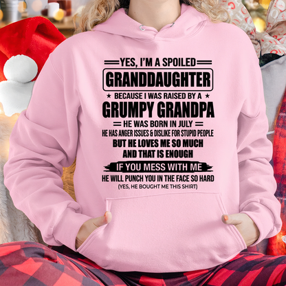 JULY - GRUMPY GRANDPA - PERFECT GIFT FOR YOUR GRANDDAUGHTER - (SKU2606-345-07)