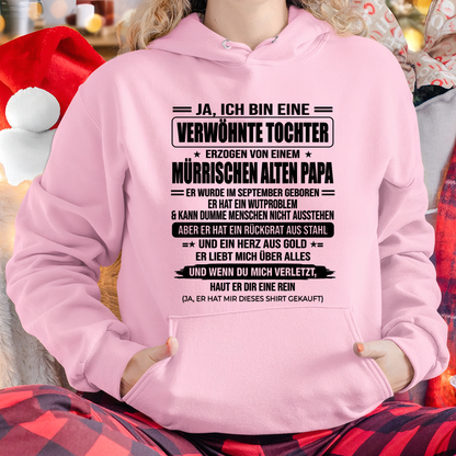 SEPTEMBER - GRUMMELIGER PAPA - PERFEKTES GESCHENK VON PAPA AN TOCHTER - (SKU2606-146-09)