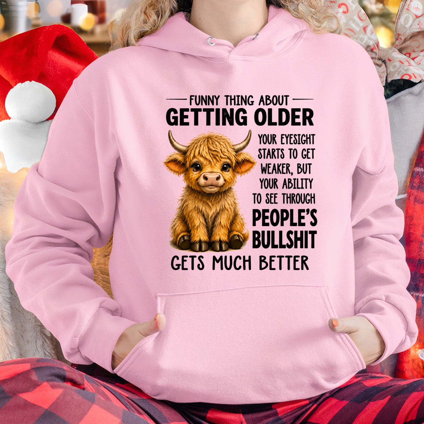 Funny Thing About Getting Older Highland Cow - Funny T-Shirt (SKU2607-249-00)