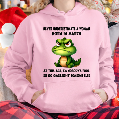 MARCH - FUNNY WOMAN ALLIGATOR SHIRT – Go Gaslight Someone Else - (SKU2606-323-03)