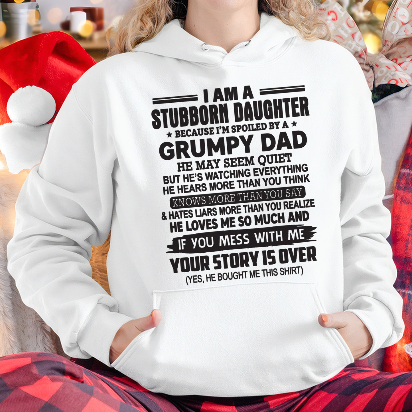 I'M A STUBBORN DAUGHTER - FROM DAD TO DAUGHTER - KATE01 (SKU26T-01-52-00)