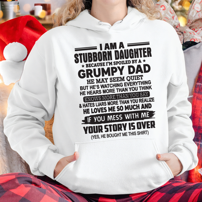 I'M A STUBBORN DAUGHTER - FROM DAD TO DAUGHTER - KATE01 (SKU26T-01-52-00)