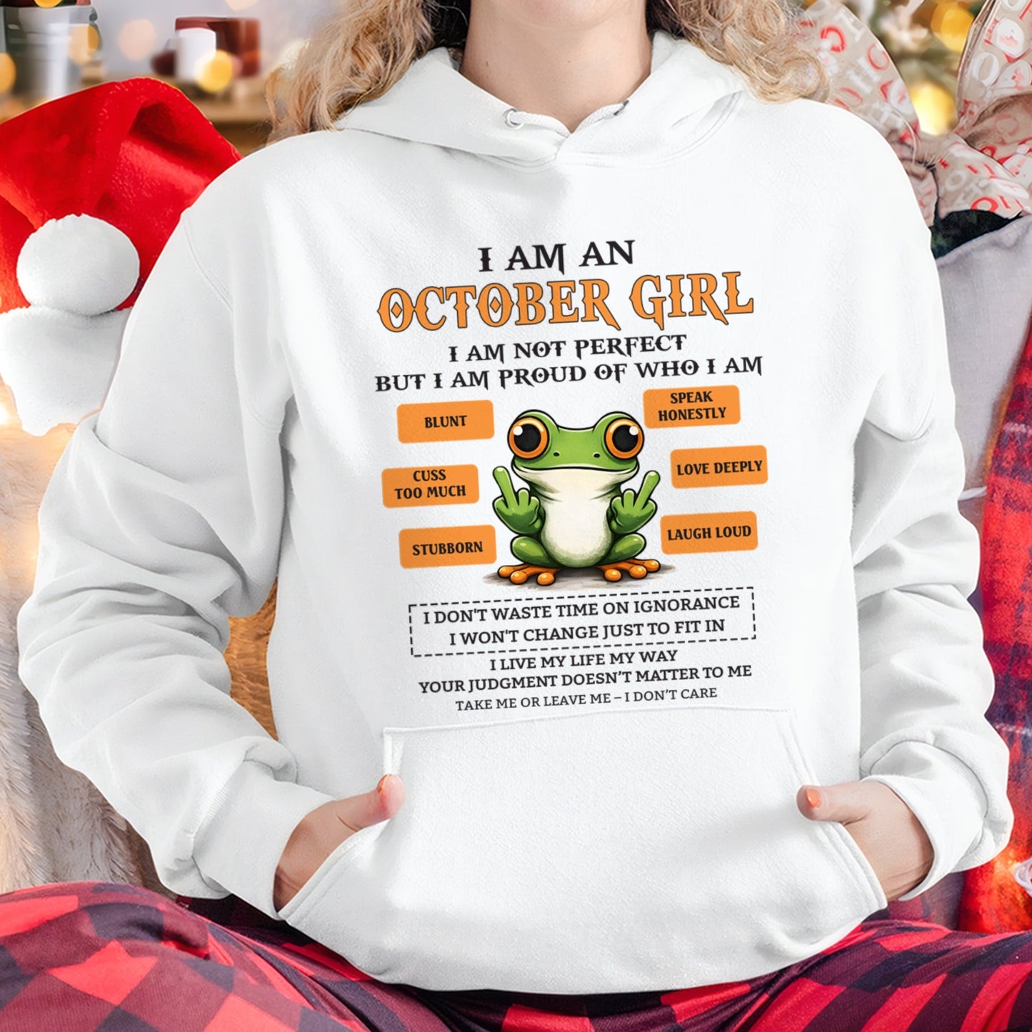 "I AM A OCTOBER GIRL" - Birthday Gift For October Girls - FMA KATE10 (SKU2602-189-10)