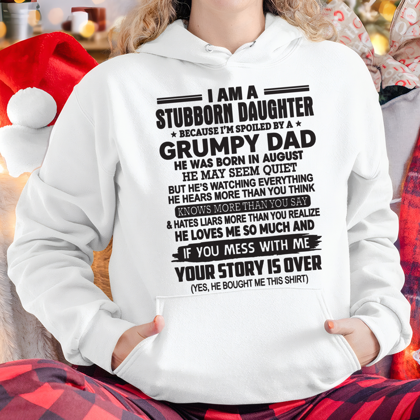 AUGUST - I'M A STUBBORN DAUGHTER - FROM DAD TO DAUGHTER - KATE08 (SKU26T-01-52-08)