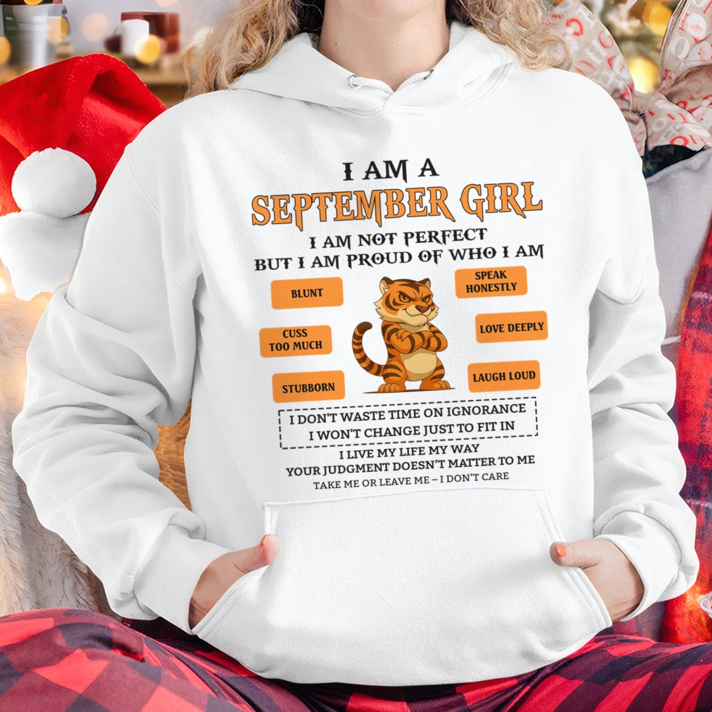 "I AM A SEPTEMBER GIRL" - Birthday Gift For September Girls - FMA KATE09 (SKU26T-01-62-09)
