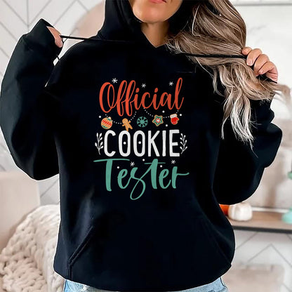 Official Cookie Tester Funny Christmas Couples Matching T-Shirt - Christmas Unisex T-Shirt/Hoodie/Sweatshirt - HNDS00