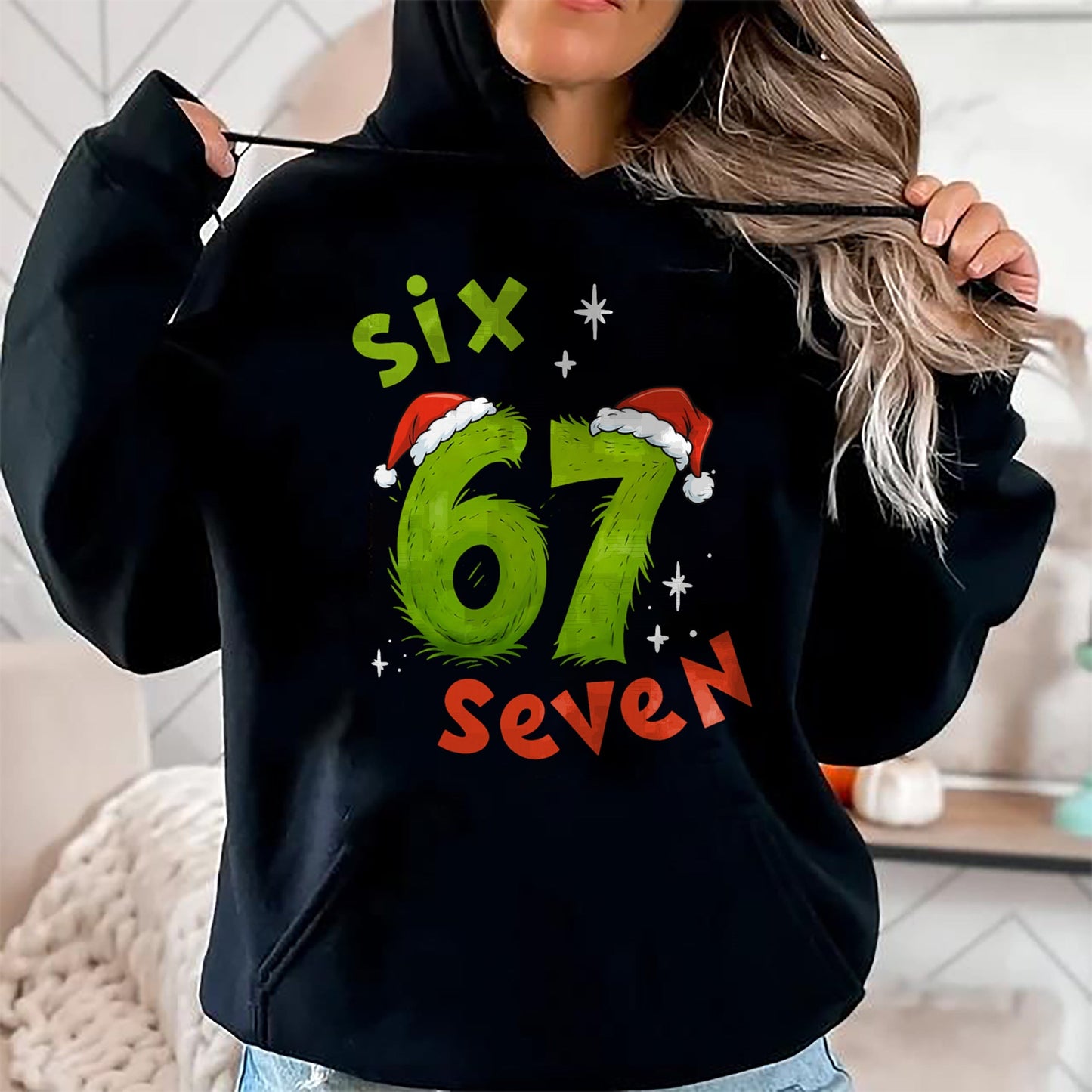 67 Meme Six Seven for Kids Women Men Boys Girls Christmas T-Shirt - Christmas Unisex T-Shirt/Hoodie/Sweatshirt - HNDS00
