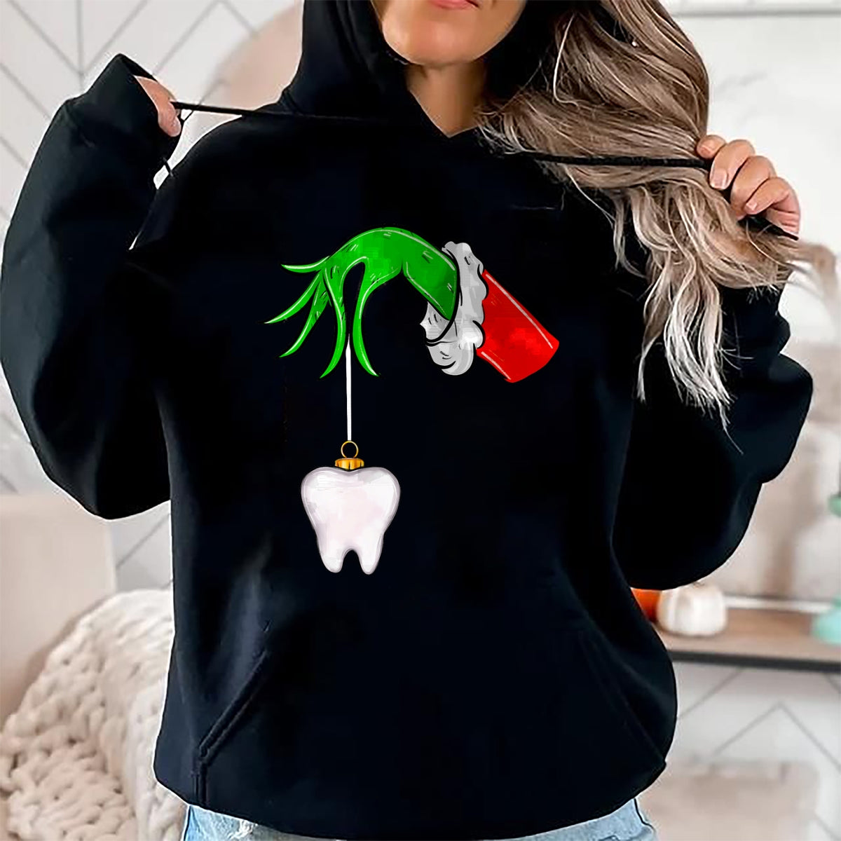 Christmas Tooth Dentist Dental Assistant Teeth Xmas Pajamas T-Shirt - Christmas Unisex T-Shirt/Hoodie/Sweatshirt - HNDS00