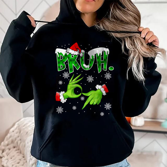 Bruh 67 Six Seven 6 7 Meme Christmas Funny Gen Alpha Slang T-Shirt  - Christmas Unisex T-Shirt/Hoodie/Sweatshirt - HNDS00