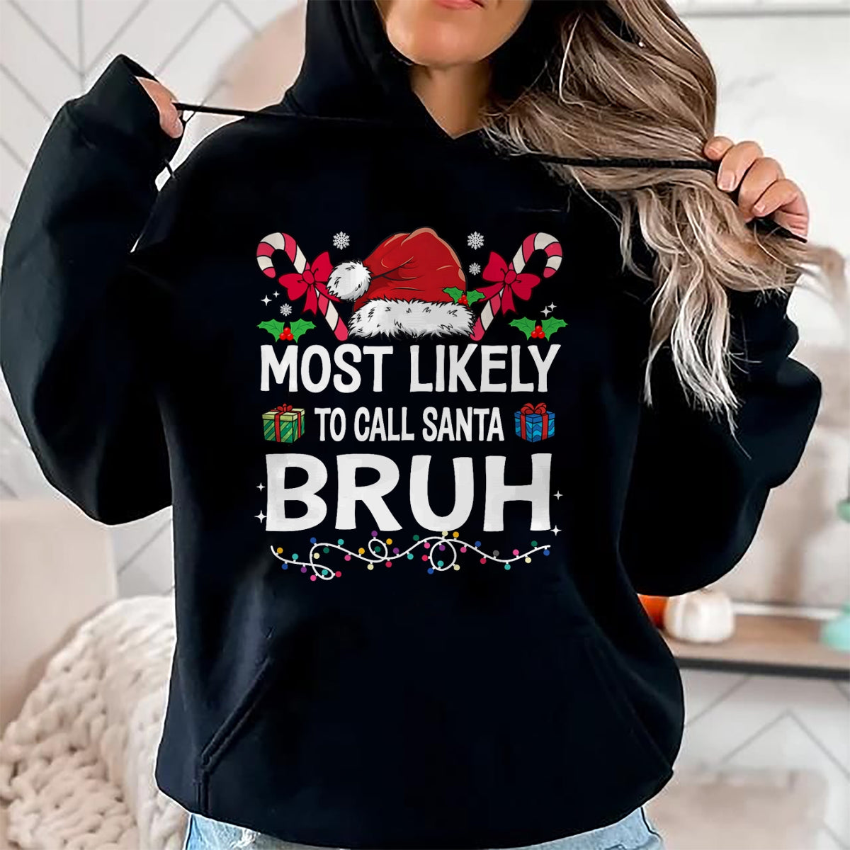 Most Likely To Christmas Matching Family Pajamas Funny T-Shirt - Christmas Unisex T-Shirt/Hoodie/Sweatshirt - HNDS00