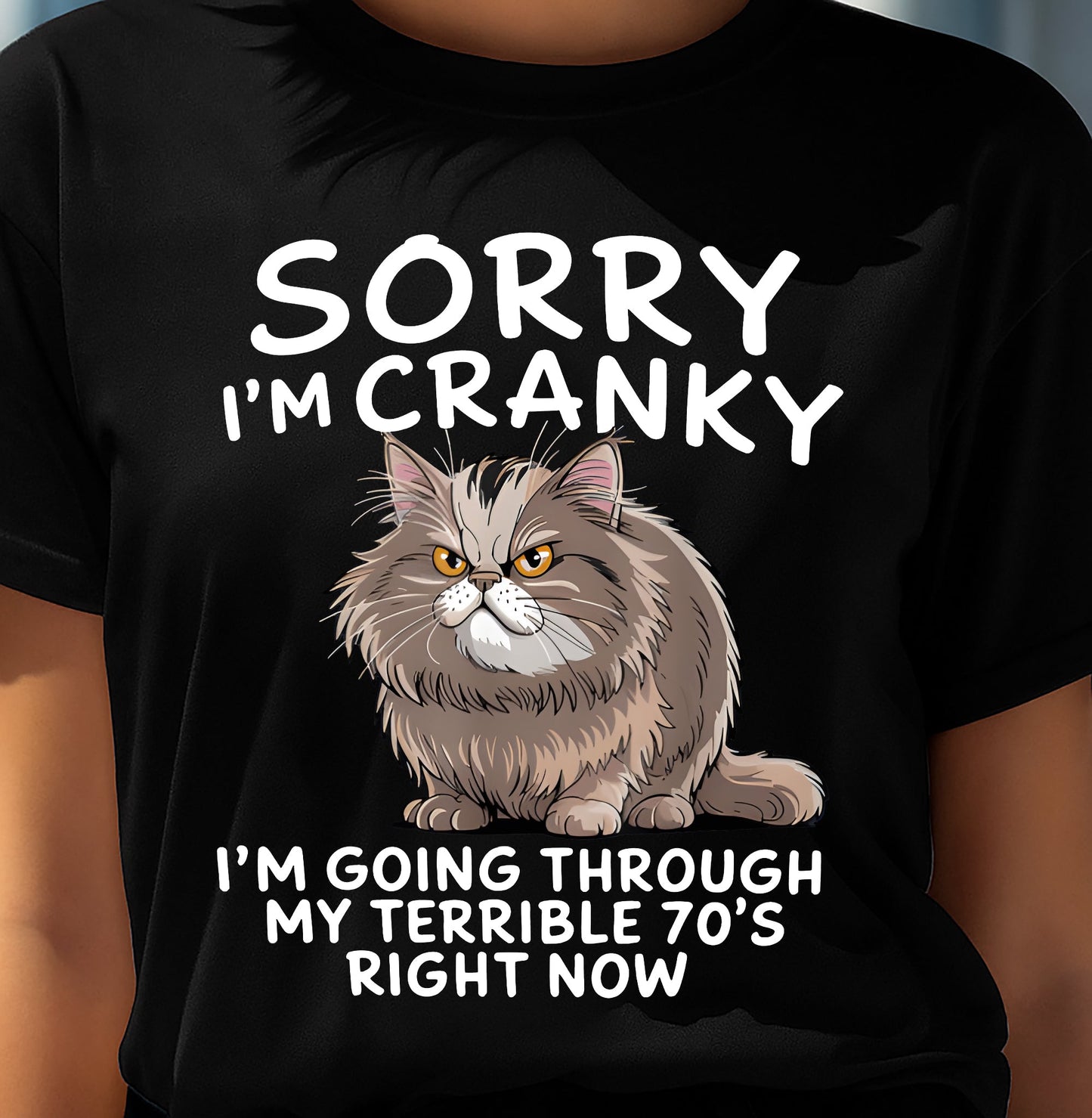 SORRY I AM CRANKY - BIRTHDAY SHIRT FOR WOMEN - KATE00 (SKU12-248)