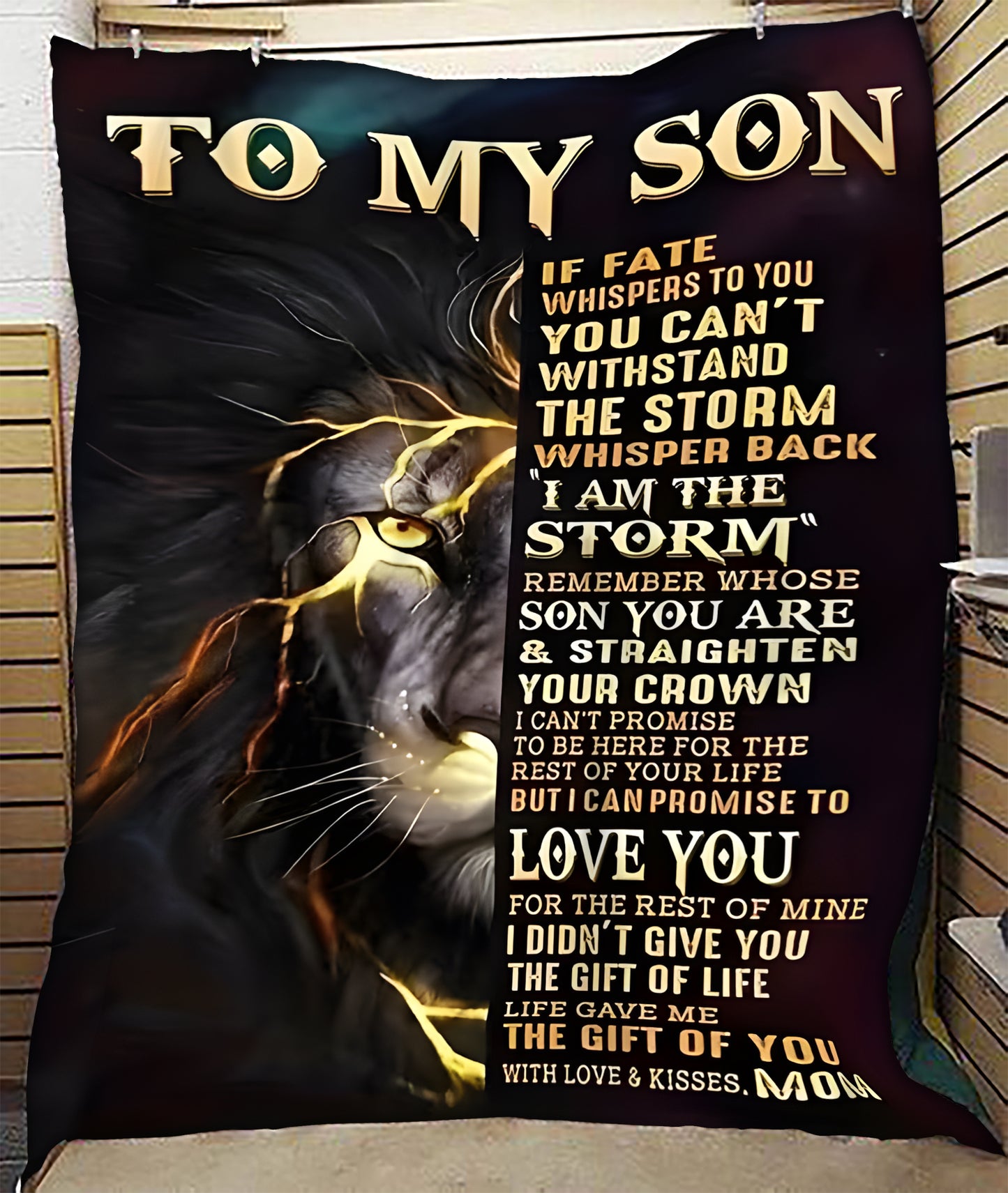 Special Gift For Your Son Blanket - From Mom (SKUB12-183)