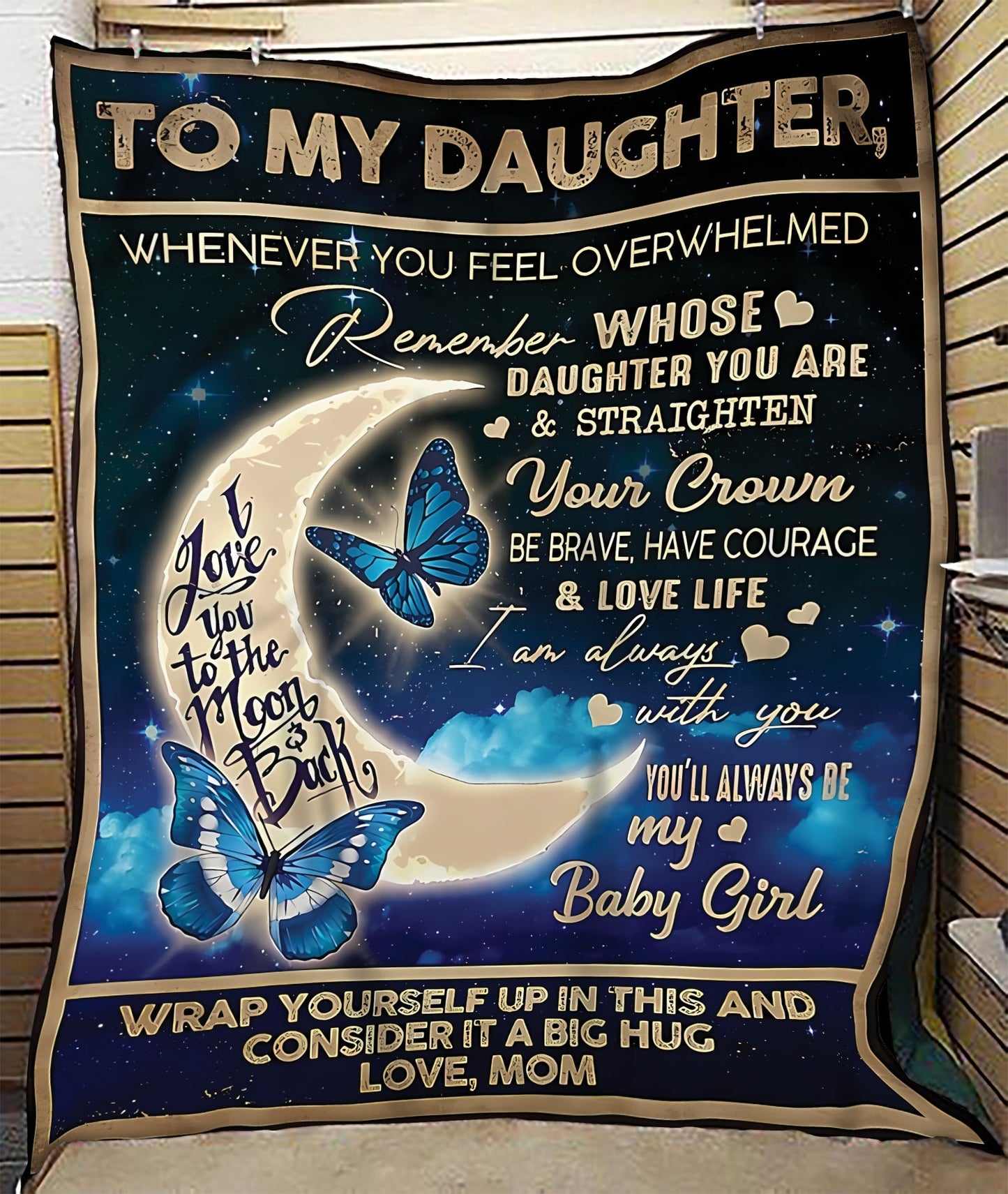 Special gift for Daughter - Blanket (SKUB09-39)