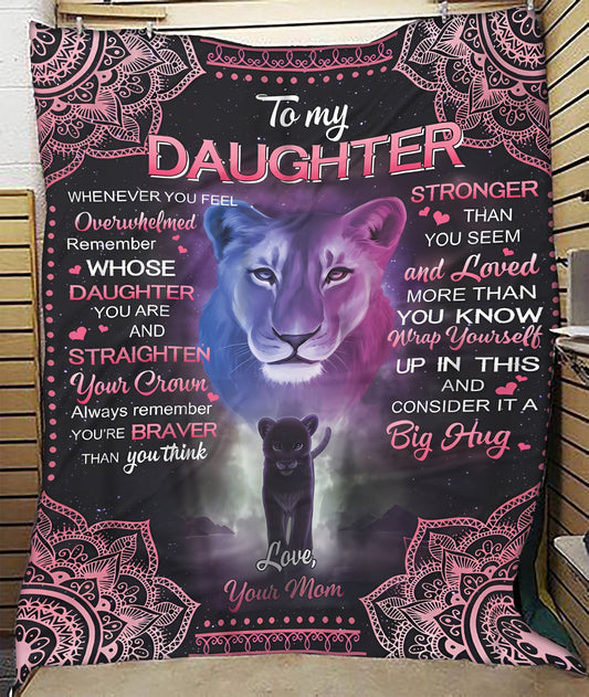 Special Gift For Your Daughter Blanket - From Mom (SKUB11-04) FULL
