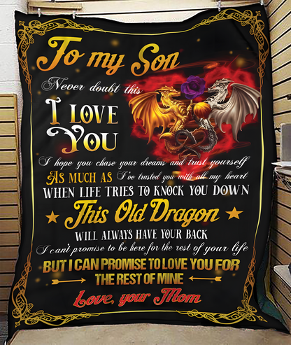 Special Gift for Your Son - From Mom Blanket (SKUB11-85)