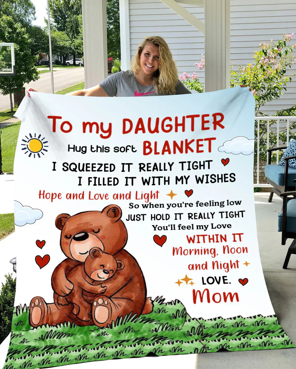 Special Gift For Your Daughter Blanket - From Mom