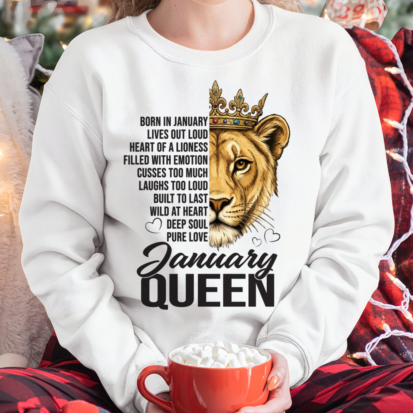 JANUARY – January Queen – Born In January – Living Legend Wild At Heart Very Rare – Birthday Gift – Women Shirt (SKU2603-27-01)