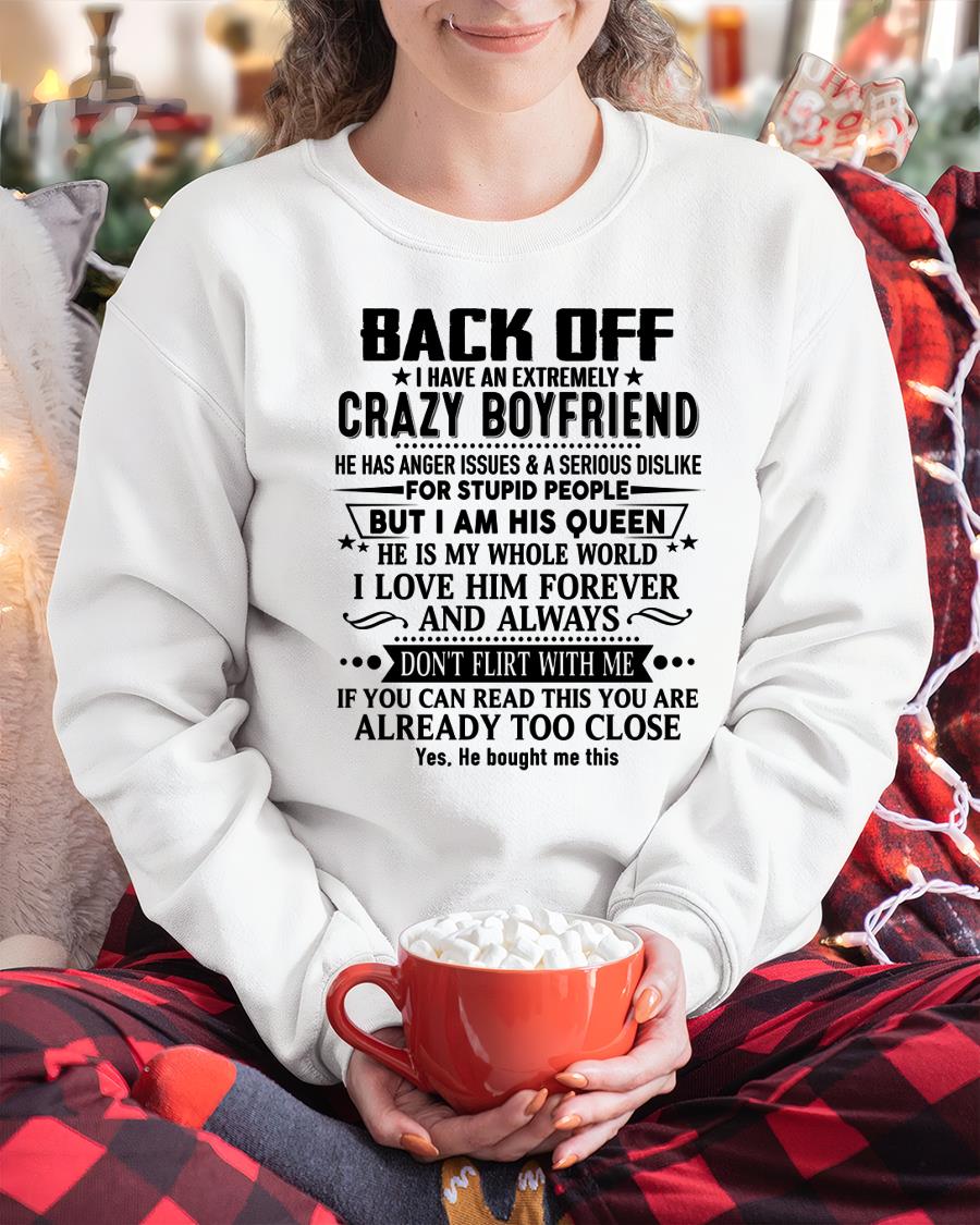 Back Off I Have An Extremely Crazy Boyfriend - - Gift For Wife From Husband - KATE00 (SKUT-BACKOFF-00)