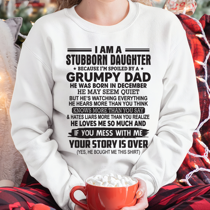DECEMBER - I'M A STUBBORN DAUGHTER - FROM DAD TO DAUGHTER - KATE12 (SKU26T-01-52-12)
