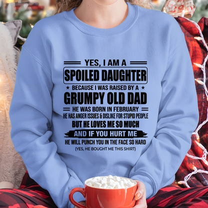 FEBRUARY - GRUMPY DAD - PERFECT GIFT FOR YOUR DAUGHTER - (SKU2606-270-02)