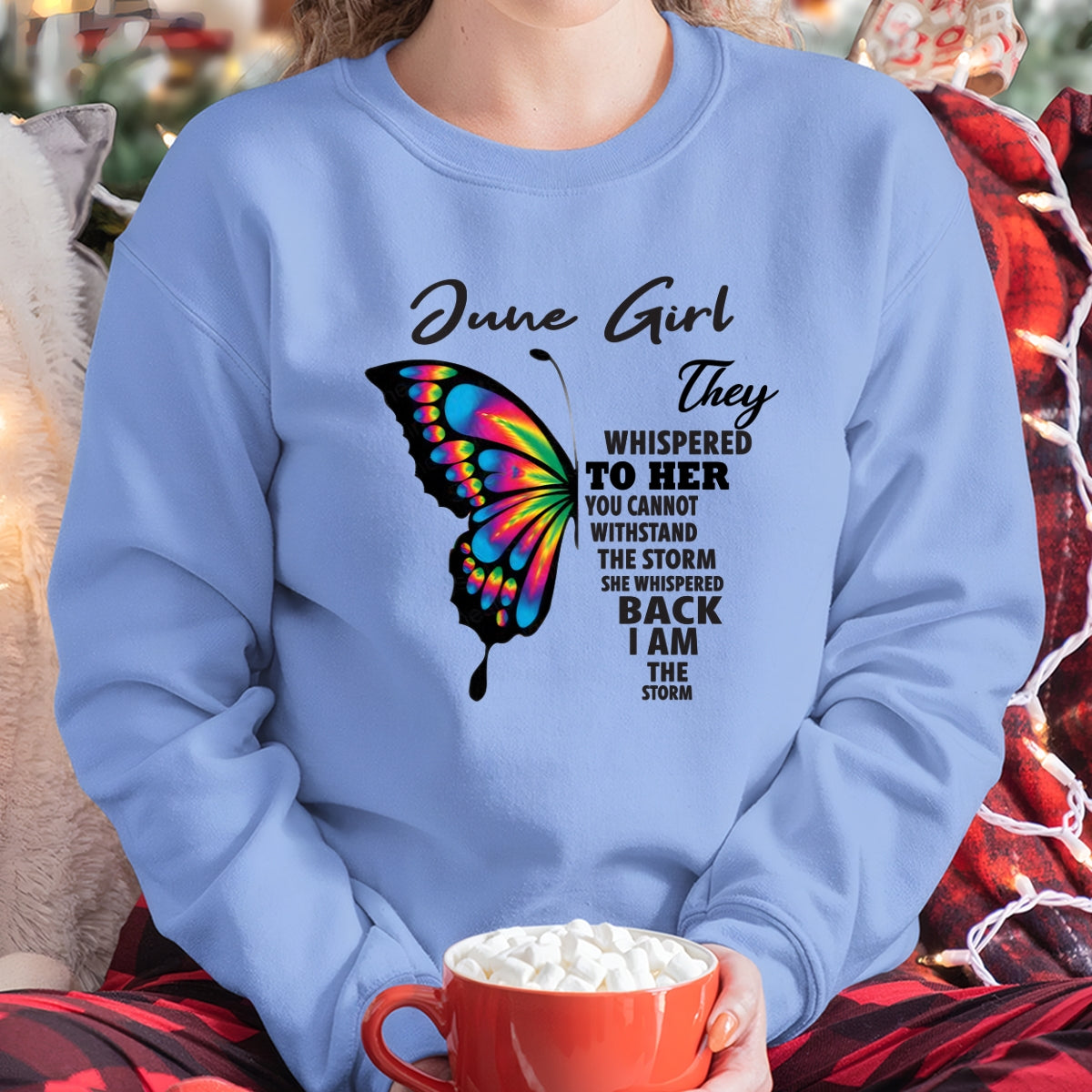 JUNE GIRL, THEY WHISPERED TO HER YOU CANNOT WITHSTAND THE STORM SHE WHISPERED BACK I AM THE STORM – KATE06 fma ( SKU26T-01297-06)