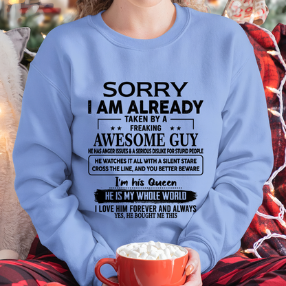 Sorry, I’m Already Taken by a Freaking Awesome Guy, He Is My Whole World – FROM HUSBAND TO WIFE – KATE00 (SKU26T-01271-00)