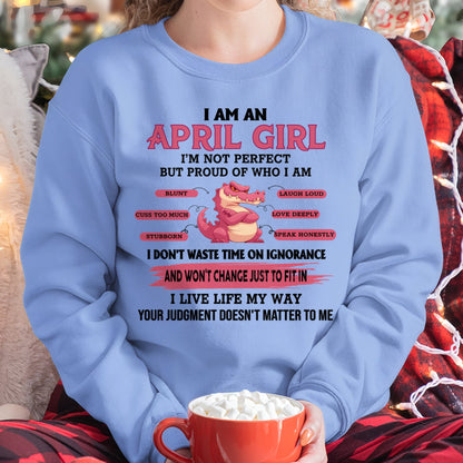 I AM A APRIL GIRL FMA KATE04 (SKU09-51-04)