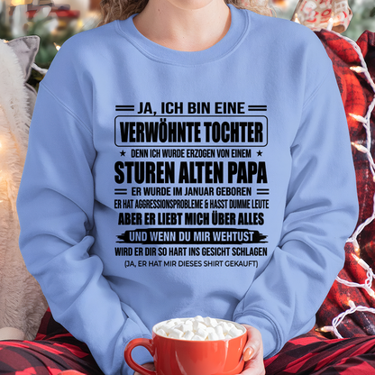 JANUAR - GRUMMELIGER PAPA - PERFEKTES GESCHENK FÜR DEINE TOCHTER - (SKU2606-272-01)