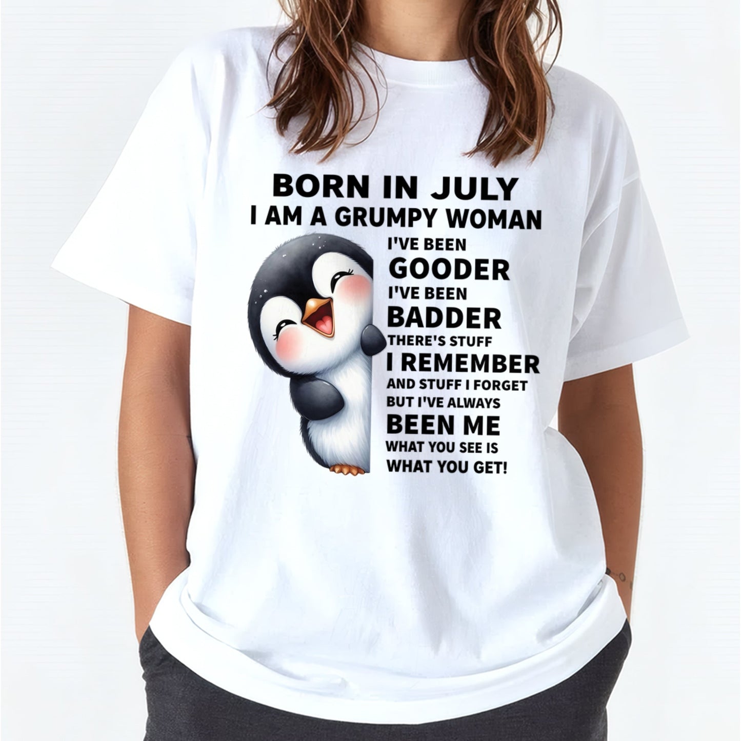 BORN IN JULY I AM A GRUMPY WOMAN KATE07 FMA (SKU09-95-07)