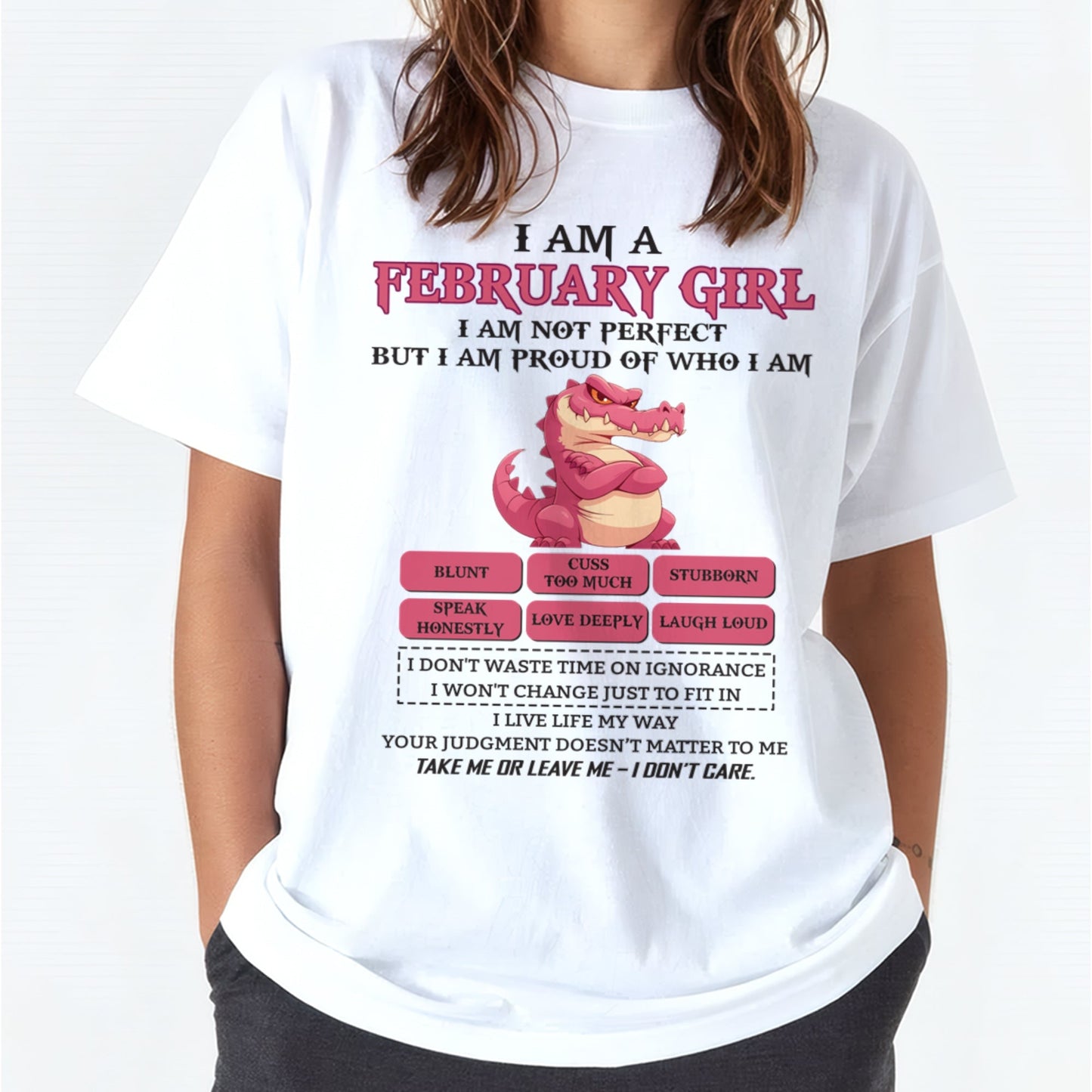 February Girl Shirt – Birthday Gift for Women - KATE02 FMA (SKU10-80-02)