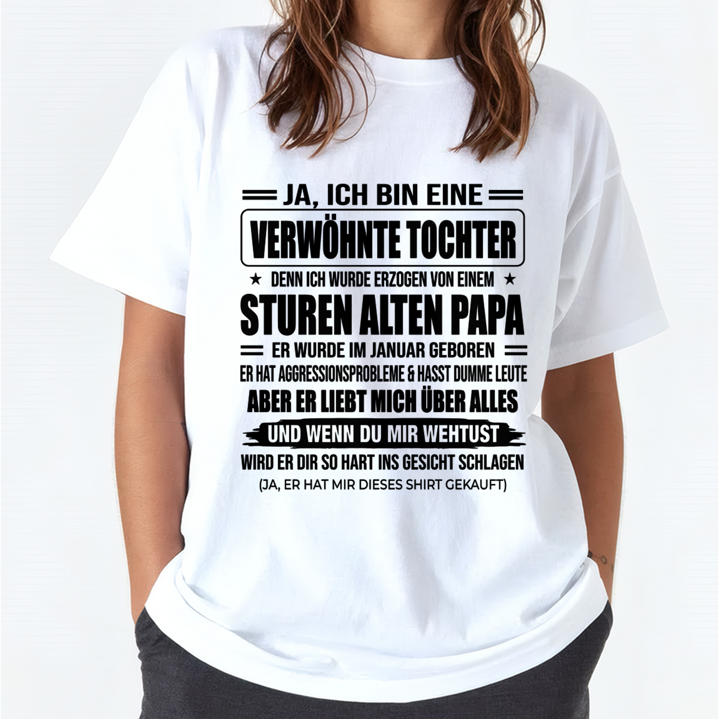 JANUAR - GRUMMELIGER PAPA - PERFEKTES GESCHENK FÜR DEINE TOCHTER - (SKU2606-272-01)