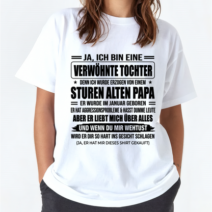 JANUAR - GRUMMELIGER PAPA - PERFEKTES GESCHENK FÜR DEINE TOCHTER - (SKU2606-272-01)