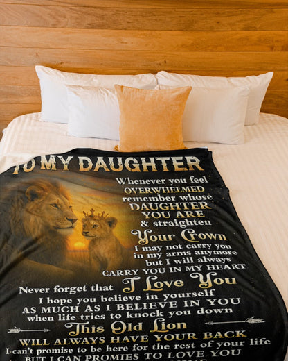 Special Gift For Your Daughter Blanket - From Dad (SKUB07-134)