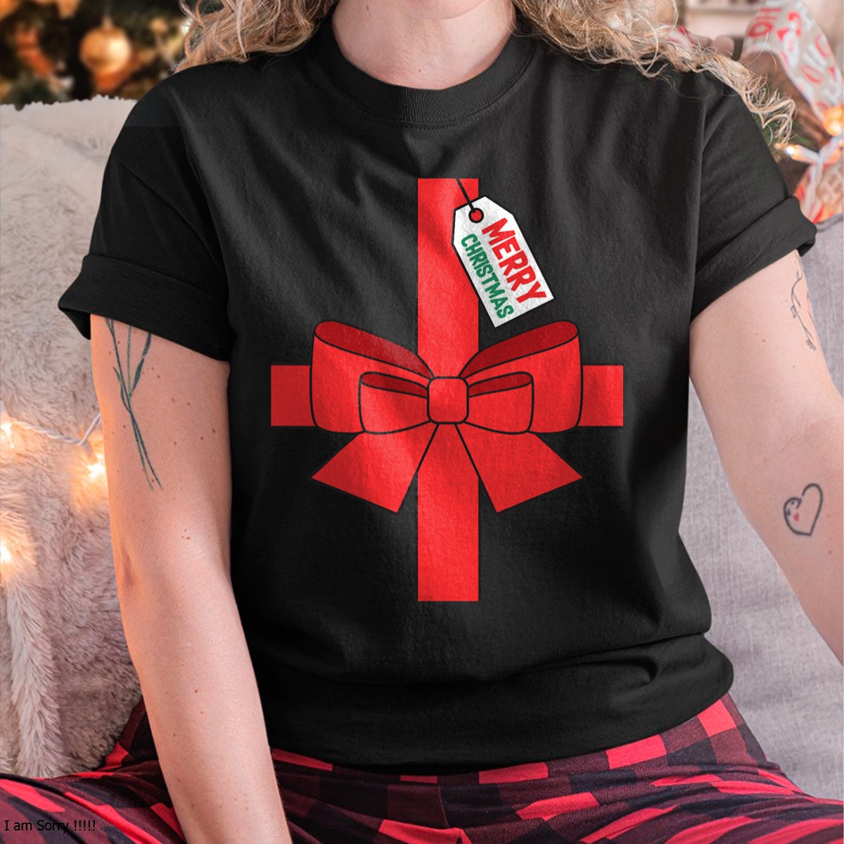 Funny DIY Christmas Present Costume T-Shirt - Christmas Unisex T-Shirt/Hoodie/Sweatshirt - HNDS00