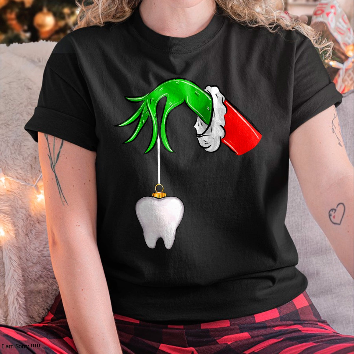 Christmas Tooth Dentist Dental Assistant Teeth Xmas Pajamas T-Shirt - Christmas Unisex T-Shirt/Hoodie/Sweatshirt - HNDS00