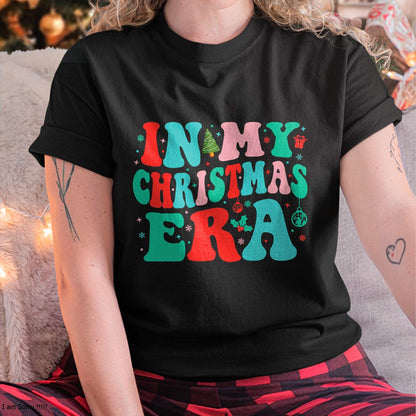 In My Christmas Era Cute Groovy Christmas Holiday Xmas T-Shirt - Christmas Unisex T-Shirt/Hoodie/Sweatshirt - HNDS00