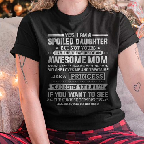 I Get My Attitude From My Freaking Awesome Mom - Gift for Daughter From Mom - KATE00